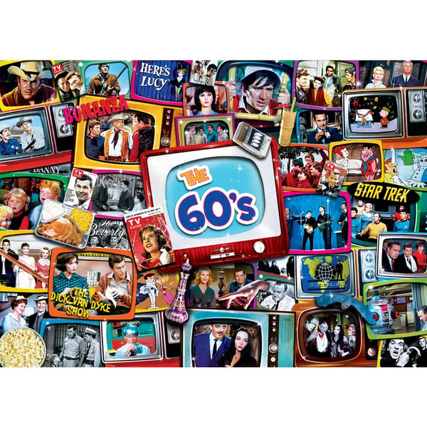 Puzzle Tv Time - 60'S Shows 1000 Piece Jigsaw