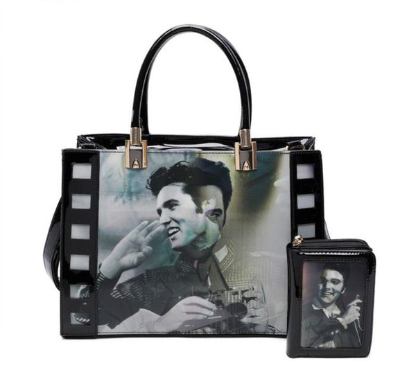 Handbag Tote Elvis Lenticular 3D Celebrity