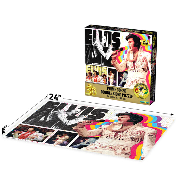Puzzle Elvis Presley 3D/2D Double-Sided 500pc 24x18"