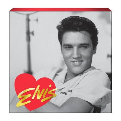 BOX SIGN ELVIS   (HEART ELVIS)       ****SALE***