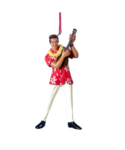 Ornament Elvis Red Hawaiian Shirt