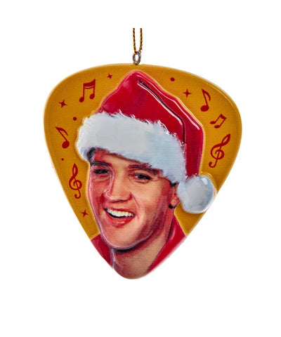 Ornament Elvis Presley® 3-D Double Sided Elvis In Santa Hat Ornament