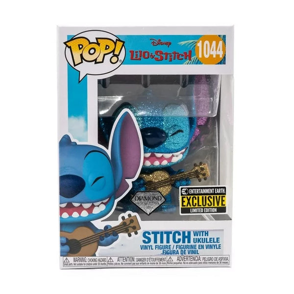 Figurine Disney Lilo & Stitch with Ukulele Diamond Glitter Funko POP!