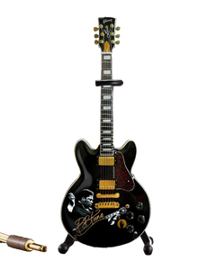 Guitar BB KING TRIBUTE Gibson ES-355 Lucille Ebony Miniature Guitar Model