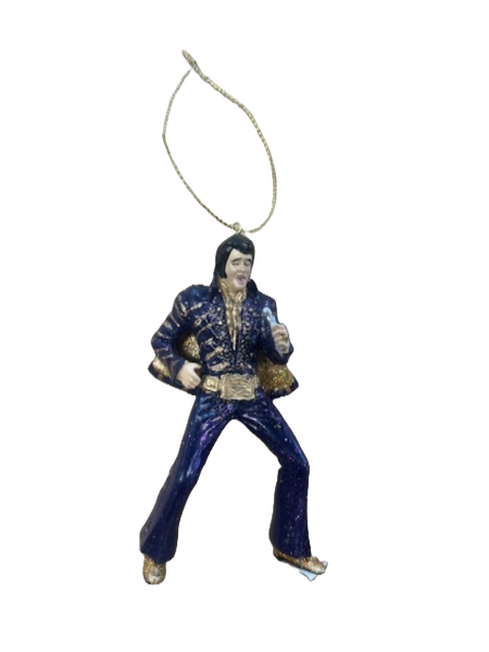 Ornament Elvis  Purple/Gold