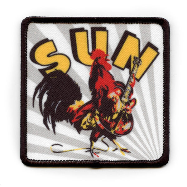 Patch Sun Records Rooster 3.5"x3.5"