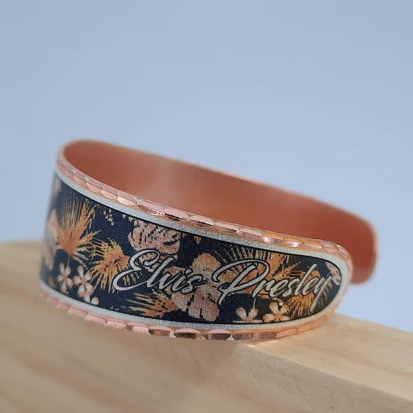 Bracelet Elvis Aloha from Hawaii Copper - Boulevard Souvenirs