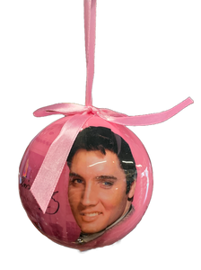 Ornament Elvis Pink w/ Guitar