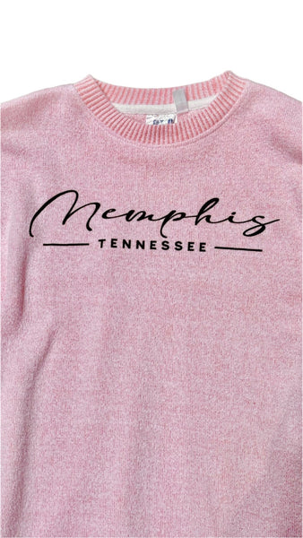 Sweatshirt Memphis Tennessee Pink Ladies