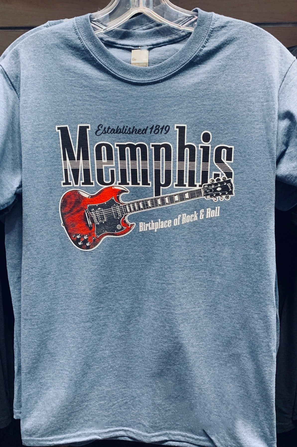 T-SHIRT MEMPHIS  BIRTH PLACE OF ROCK-N-ROLL EST.1819