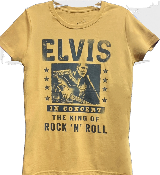 T-Shirt Elvis in Concert Ladies Cut