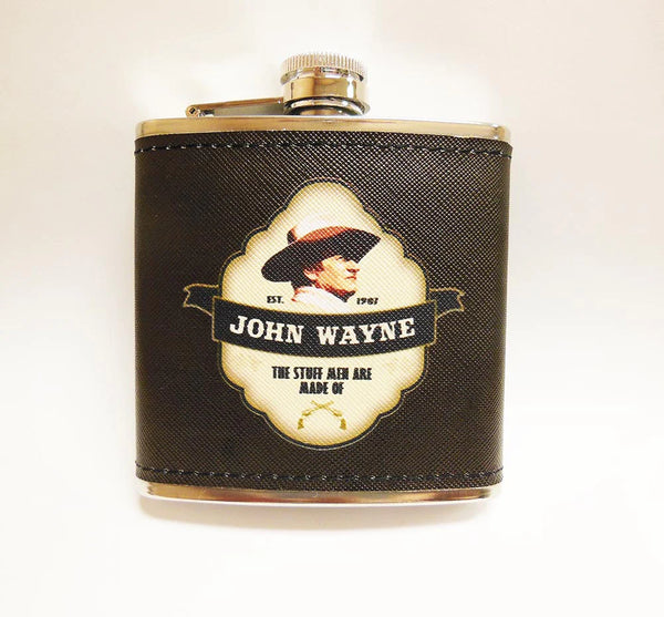 FLASK John Wayne  Shield - Boulevard Souvenirs