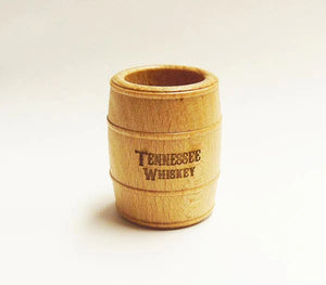 Shot Glass Wooden Tennessee Whiskey Barrel