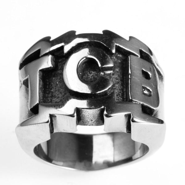 Ring Elvis TCB  Stainless Steel Jewelry