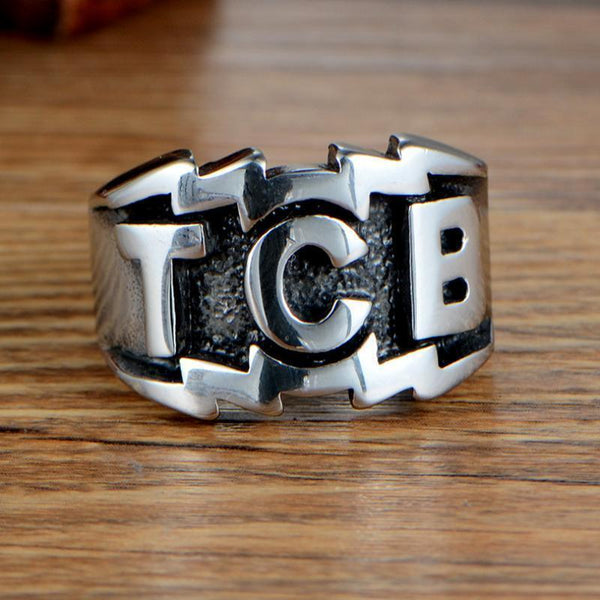 Ring Elvis TCB  Stainless Steel Jewelry