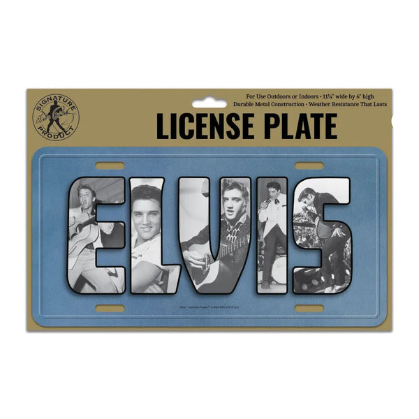 License Plate Young Elvis 50s – Boulevard Souvenirs