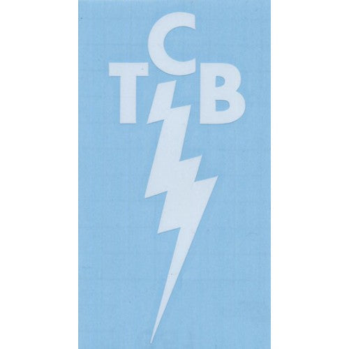 Decal White TCB - Boulevard Souvenirs