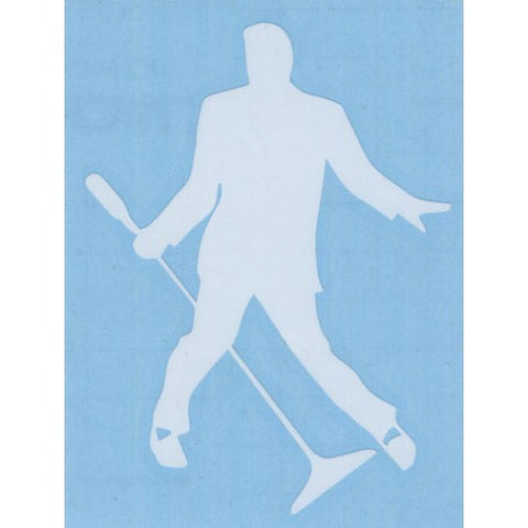Decal Elvis White Silhouette