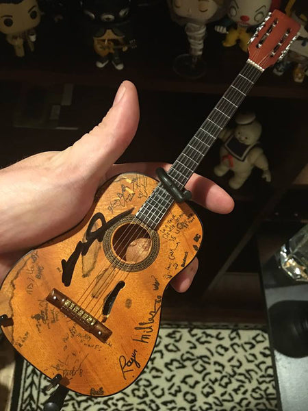 Mini Guitar Signed by Willie Nelson Trigger Acoustic