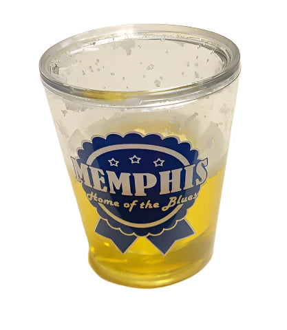 SHOT GLASS Memphis  Blue Ribbon