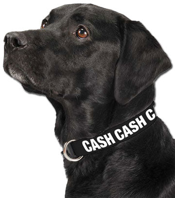 Dog Collar Johnny Cash Walk The Line - Boulevard Souvenirs