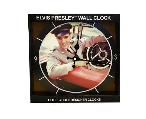 Clock Elvis Army in the Car