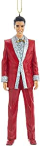 Ornament Elvis  red Lamé Suit