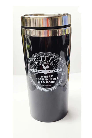 Thermo Sun Records Thermos Where Rock "N" Roll.... Blk & Wht