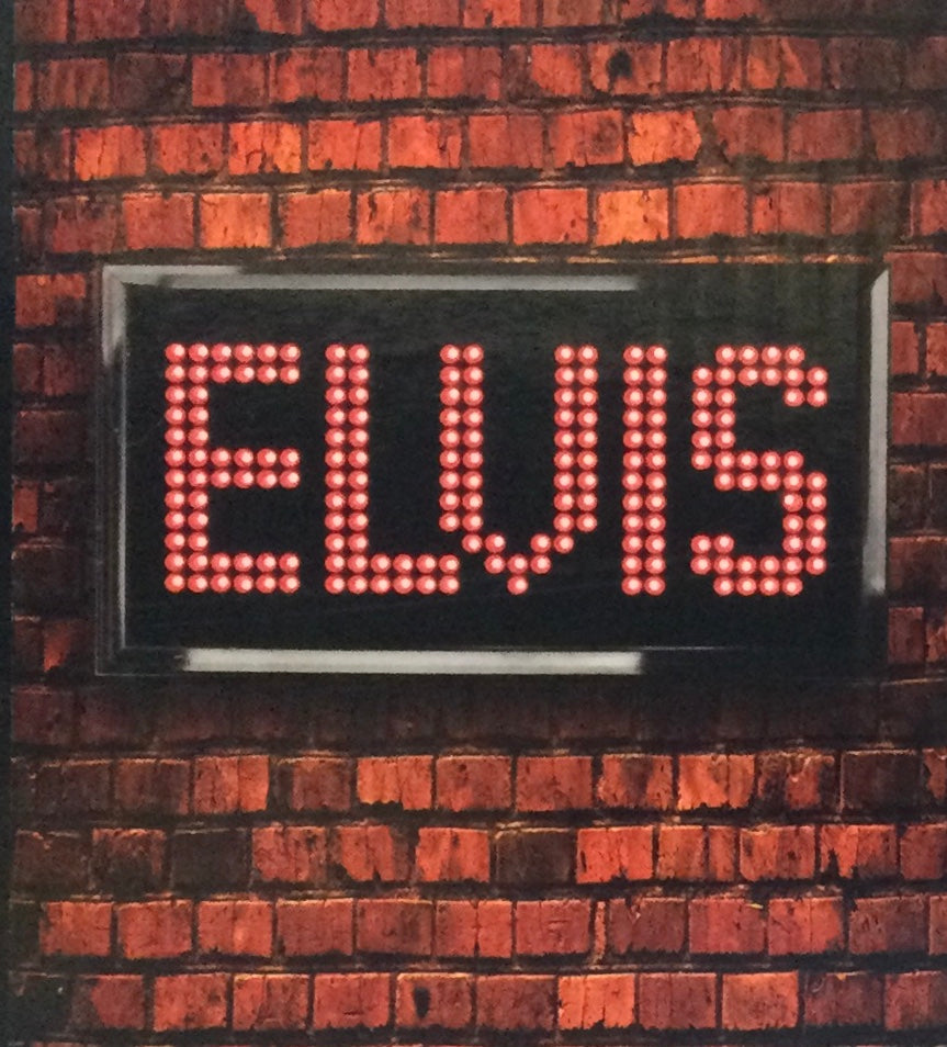 Sign LED ELVIS IN RED Boulevard Souvenirs