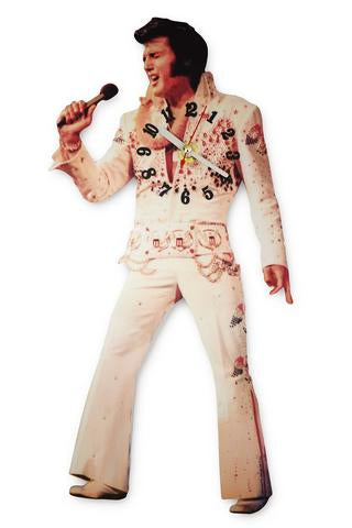 Clock Elvis White Jumpsuit