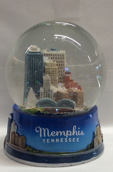 Snowglobe Memphis Skyline (Medium) - Boulevard Souvenirs
