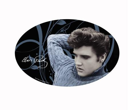 Sticker Elvis  Blue Sweater