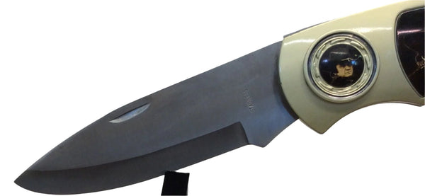 Knife Johnny Cash Jumbo W/ WOODEN DISPLAY - Boulevard Souvenirs