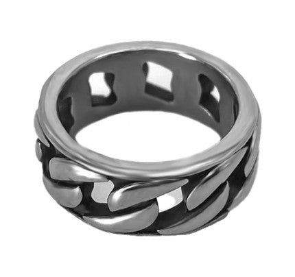 Ring Stainless Steel Cuban Link Ring