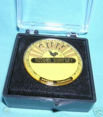 Lapel Pin Sun Records COMPANY WITH ROOSTER Round