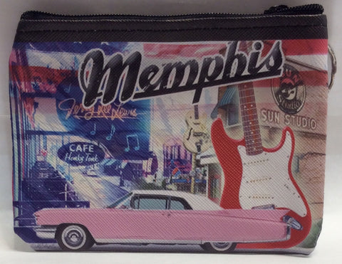 Coin Purse Memphis Collage