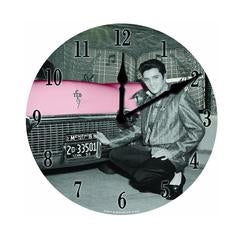 Clock Elvis  In Front of Car - Boulevard Souvenirs