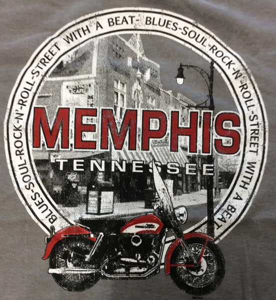 T-Shirt Memphis Street With A Beat - Boulevard Souvenirs