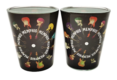 SHOT GLASS Memphis  Guitars Circle