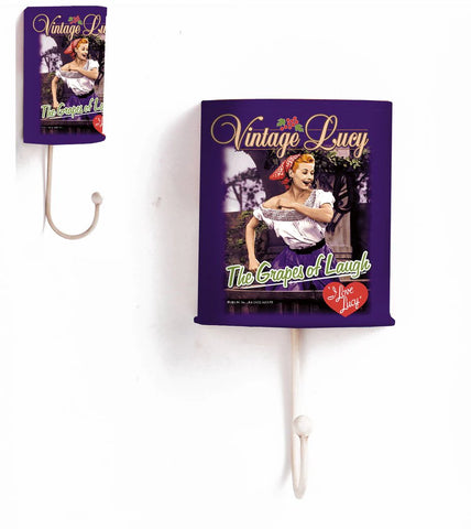 Metal Wall Hook I Love Lucy Grape - Stomping