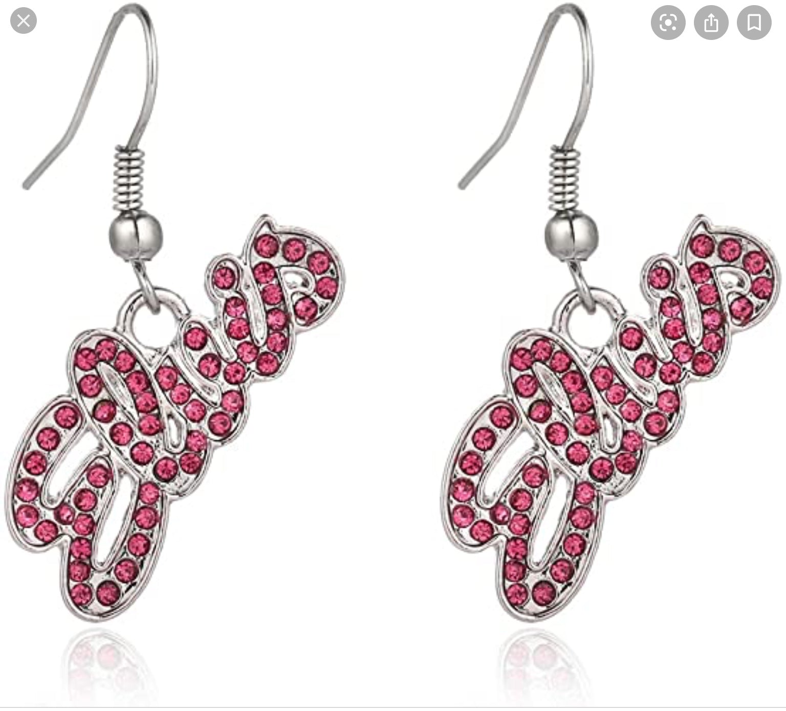 Earrings Elvis Pink Signature - Boulevard Souvenirs
