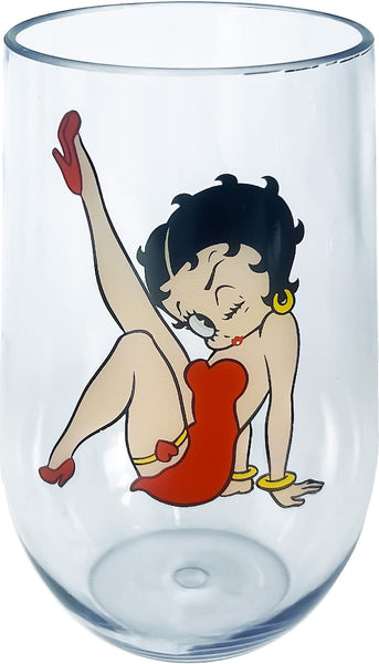 Wine Glass Betty Boop