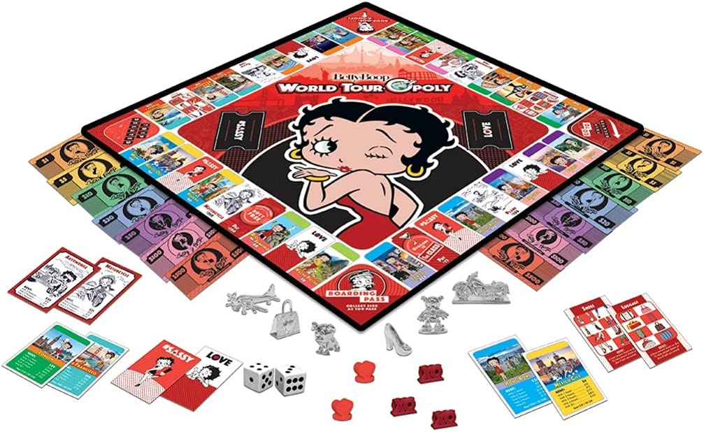 Board Game Betty Boop World Tour Opoly – Boulevard Souvenirs