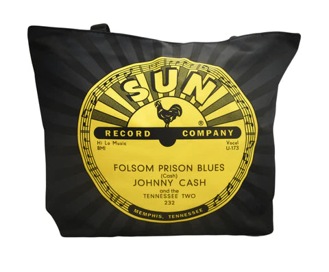 Tote Bag Sun Records Johnny Cash Folsom Prison 17.8 x 14