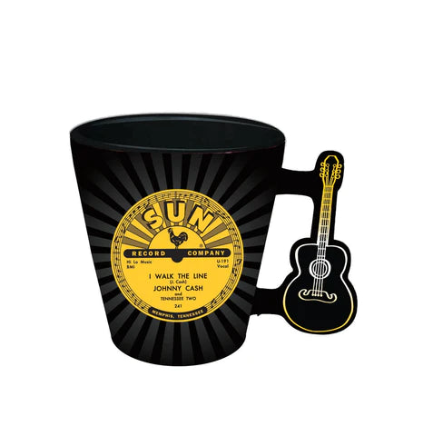 Shot glass Sun Records Johnny Cash Guitar Handle