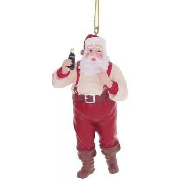 Ornament Coca Cola  Santa - Boulevard Souvenirs