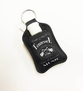 Key Chain Tennessee B & W Est. - Boulevard Souvenirs