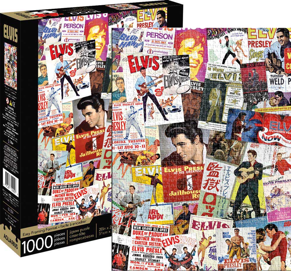Puzzle Elvis Movie Poster Collage