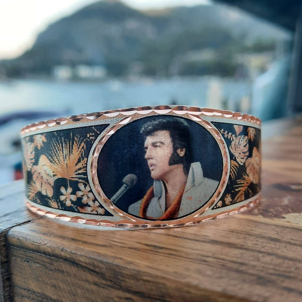Bracelet Elvis Aloha from Hawaii Copper - Boulevard Souvenirs