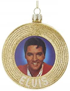 Ornament Elvis Gold Record - Boulevard Souvenirs
